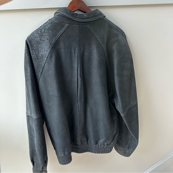 REMY VINTAGE GENUINE LEATHER ZIP UP JACKET SIZE 40 - Picture 5 of 7